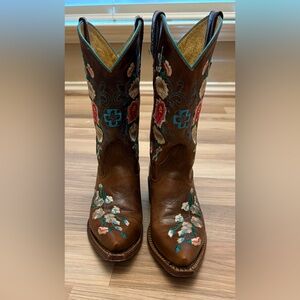 Macie Bean Honey Bunch Western Girls Cowboy Boots